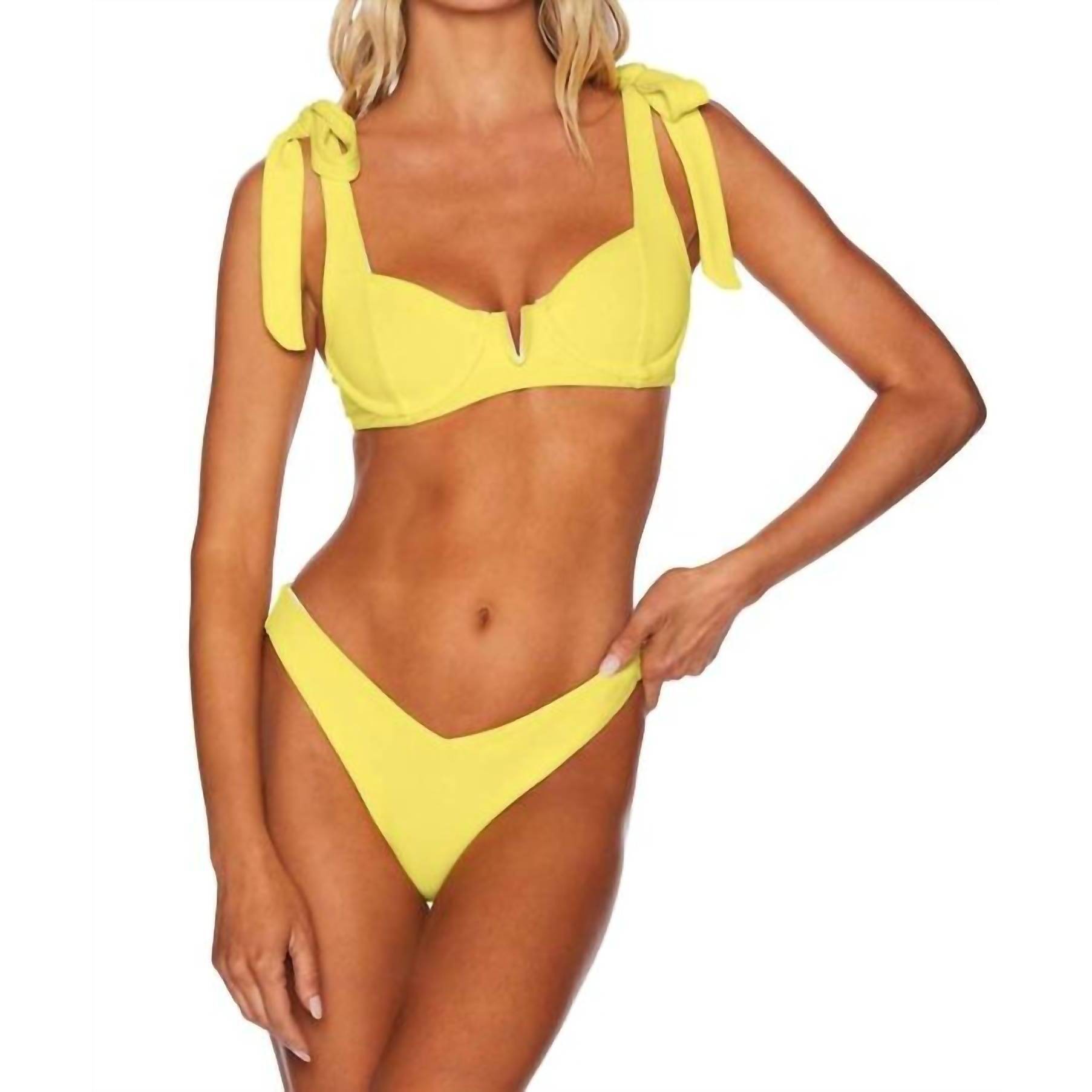 New Beach Riot Women's Vanessa Bikini Top In Lili